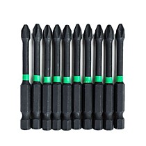 Набор бит для шуруповерта торсионные S2 PH2+65mm (10шт) TUOSEN TS-99172