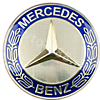 Эмблема MERSEDES BENZ 70*70 BNE-006