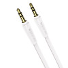 Кабель 3.5mm Jack (папа)- 3.5mm Jackт(папа) Borofone BL6 1м белый Кабель 3.5mm Jack (папа)- 3.5mm Jackт(папа) Borofone BL6 1м белый