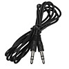Кабель 3.5mm Jack (папа)- 3.5mm Jack 1,5м черный Кабель 3.5mm Jack (папа)- 3.5mm Jack 1,5м черный