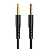 Кабель 3.5mm Jack (папа)- 3.5mm Jack 1м черный Кабель 3.5mm Jack (папа)- 3.5mm Jack 1м черный