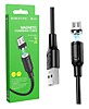 Дата кабель micro USB-USB Borofone BX41 магнитный 2.4A 1м черный Дата кабель micro USB-USB Borofone BX41 магнитный 2.4A 1м черный